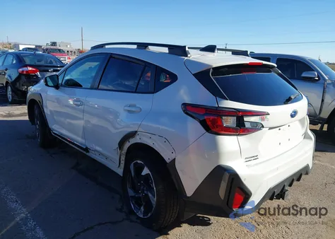 2024 Subaru Crosstrek Limited z USA, uszkodzony, nr VIN 4S4GUHL6XR3706014